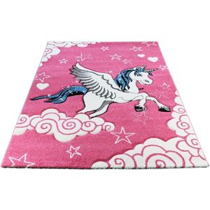 Merinos l Diamond-Kids - Vloerkleed - 160x230 cm - Kunststof;Synthetisch - Roze