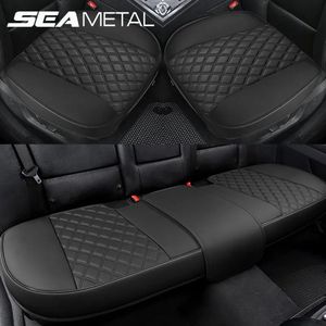 Seametal Auto Seat Cover Pu Lederen Auto Stoelhoezen Auto Stoelhoezen Voor Vrouwen Mannen Baby Universal Fit Voor de Meeste Auto 'S