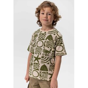 Sissy-Boy - Wit T-shirt met groene print