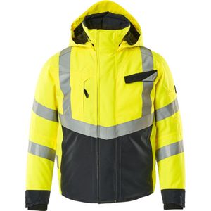 Mascot Safe Supreme Winterjas 15535-231 - hi-vis geel/donkermarine - L