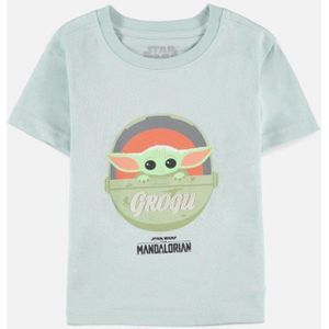 Star Wars - The Mandalorian - Grogu Kinder T-shirt - Kids 134/140 - Blauw