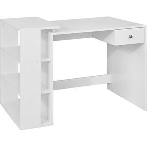 Simpletrade Bureau - Bureautafel - 3 compartimenten - Hout - 101x76x60 cm