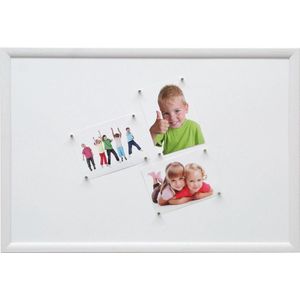 Deknudt Frames magneetbord S54ST2 - witte schilderlook - 40x60 cm