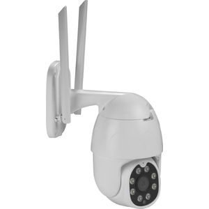 Denver- Bewakingscamera voor Buiten met 32gb SD Kaart - Beveiligingscamera - Werkt met TUYA - Dome - IP - Wifi - Camera met bewegingsdetectie - APP - Nachtzicht - Bewegingssensor