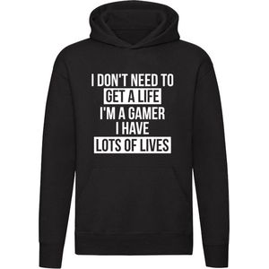 Gamer Life Hoodie | Trui | Sweater | Joystick | Controller | Game Console | Computerspel | Game Computer | Videogame | Videospel