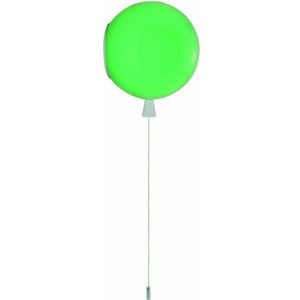 Wandlamp Ballonlamp Groen Middelgroot inclusief 4W LED lamp - Funnylights