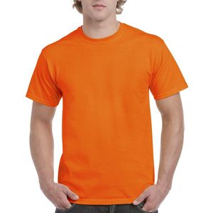 T-shirt met ronde hals 'Ultra Cotton' Gildan Safety Orange - 4XL