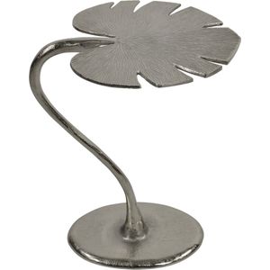 Monstera bijzettafel zilver 48cm