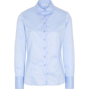 ETERNA dames blouse modern classic - lichtblauw - Maat: 48