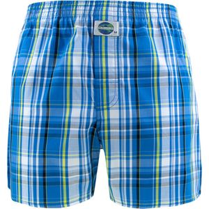 DEAL wijde boxershort check blauw 192272 - M