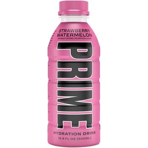 PRIME Hydration Drink Strawberry Watermelon Fles (500ML) (STATIEGELD FLES)