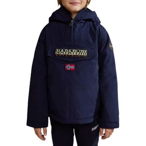 Napapijri Rainforest kinder winter anorak blauw - Maat 152 - Met capuchon - Ritssluiting