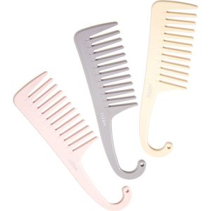 Set van 3 Antistatische Haarkammen voor Nat en Droog Haar - Perfect voor Krullend en Steil Haar
