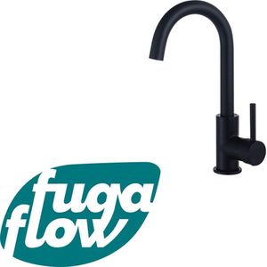 FugaFlow Eccelente Sobrado Badkamer keukenkraan - draaibare uitloop - mat zwart