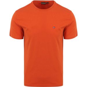 Napapijri - Salis T-shirt Oranje - Heren - Maat XL - Regular-fit