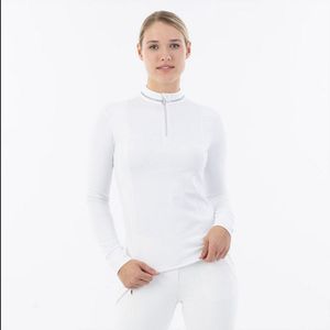 BR wedstrijdshirt Dide dames - maat S - snow white