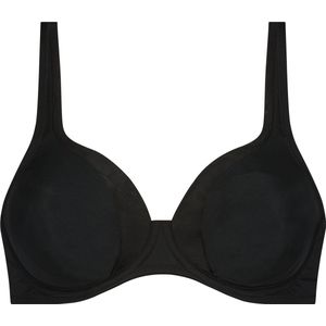 Hunkemöller Dames Lingerie Niet-voorgevormde beugel bh Mesh - Zwart - maat F90