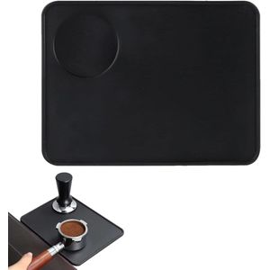 Koffie tampermat siliconen espresso tamping corner - koffiestamper houder voor barista-gereedschap thuis keuken bar café 1 stuk
