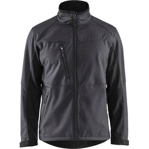 Blaklader Softshell Jack 4950-2516 - Mannen - Grijs/Zwart - 3XL