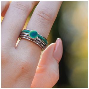 iXXXi Jewelry-Karma Green-Zilverkleurig-Dames Sieraden geschenkset