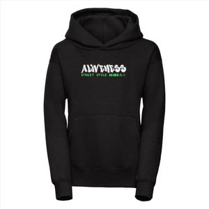 Hoodie - Sweater - Aliveness - XL - Hoodie zwart