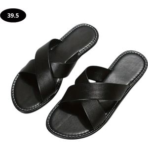 Livano Slippers Dames - Teenslippers - Flip Flops - Comfortabel - Zomer - Zwart 39.5