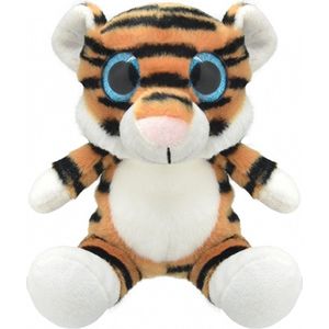 Pluche tijger knuffel 19 cm