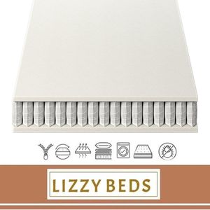Pocket Comfort 3000 XXL - Pocketvering Matras - 70x200x25 - Lizzybeds