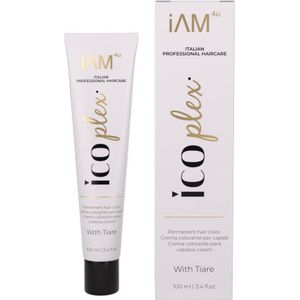 Permanente crème haarverf iAM4u iCOplex 8.4 Licht Koperblond - 100 ml