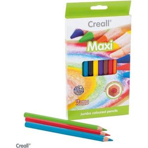 Creall Maxi Jumbo kleurpotloden 12kleuren