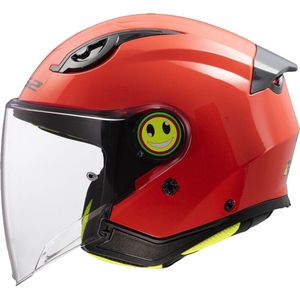 LS2 Kinderhelm Funny II Solid OF622 rood maat S