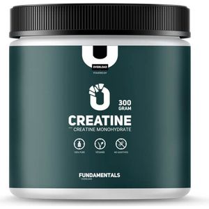 Fundamentals Creatine Monohydrate - Vegan - Creapure® - Sportvoeding - 300g poeder - Voedingssupplement