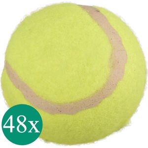 Flamingo Smash Tennisbal - Kleine Variant - Geel - 5cm - 48 stuks