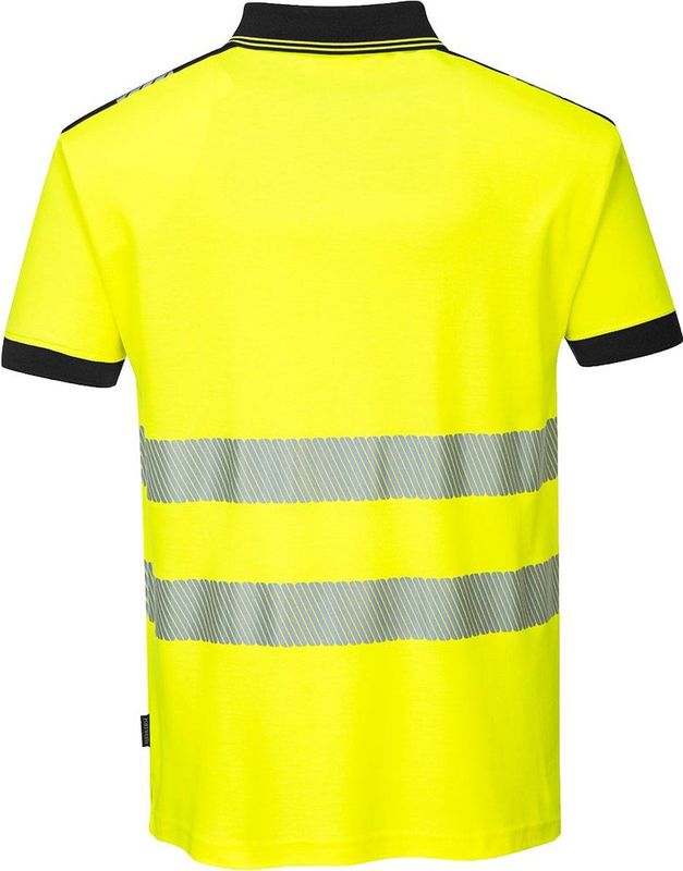 Portwest T180 - Hi-Vis Vision Poloshirt - Geel zwart - R