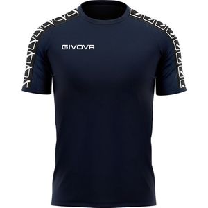 Sports T-shirt Givova Cotton Band Navy L