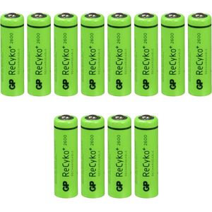8 plus 4 Gratis GP Recyko + AA oplaadbare batterijen - 2600mAh