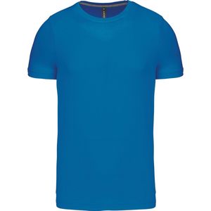 T-shirt korte mouwen met crew neck Kariban Tropisch Blauw - XXL