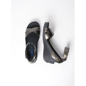 Wolky Sandalen Era antraciet leer