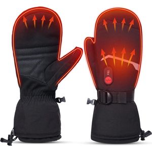Verwarmde Handschoenen voor Mannen, Vrouwen en Kinderen - Oplaadbare Batterij Handschoenen - Geschikt voor Winter Skiën, Schaatsen, Sneeuw, Kamperen, Wandelen - Artritis Handschoenen - 7.4V 2200mAh Verwarming - 2XL