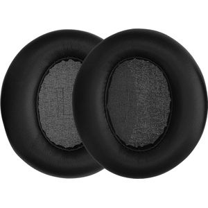 kwmobile 2x oorkussens voor koptelefoon - geschikt voor Anker Soundcore Life Q35 / Q30 - Earpads van schapenleer - In zwart