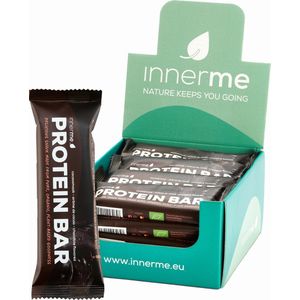 Innerme® Protein Bar ‘Chocolate’ - Bio & Vegan Proteine reep - 20 eiwitrepen 50 g - Proteine Repen