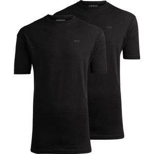 McGregor Heren T-shirt Zwart | 2-pack| Basics van 100% Katoen | Ronde Hals / O Hals | Maat M | McGregor New York | Heren Basic T-shirt Maat M