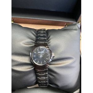 RODANIA LIBERTY ZEN Black Ceramic - Dames Horloge - Keramisch - Women's watch, Mineral 3 ATM