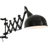 Wandlamp Steinhauer Yorkshire - Zwart