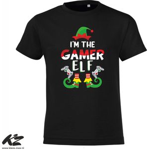 Klere-Zooi - I am the Gamer Elf - Kids T-Shirt - 128 (7/8 jaar)