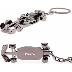 Formule 1 Sleutelhanger Met Gravering -  I Love Mama