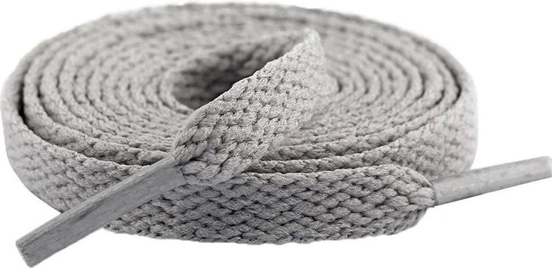 Laces Veters - 120CM - 20MM Wijd - 2CM Wijd - Lichtgrijs - Schoenveters - o.a. geschikt voor Adidas Campus 00s
