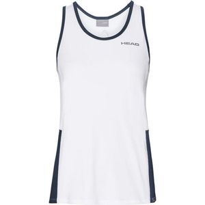 Head Club Tank Top Tennis Tenniskleding Junior Wit - Maat 164