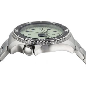 Invicta Pro Diver 47305 Heren Horloge - Waterdicht - Analoog - Quartz Uurwerk - Roestvrij Staal met groene Wijzerplaat - 46mm