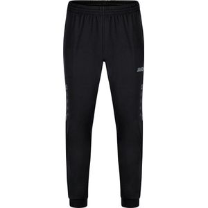 Jako - Polyester Pants Challenge - Zwart/grijze Trainingsbroek-S